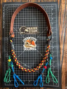 Hybrid Leather x Half Round Lanyard - Crayon Box