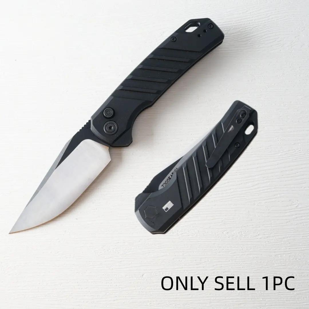 1pc 7305 Folding Knife, Edc Tool, Pocket Knife, Fruit Knife, Kitchen Knife, Lightweight, Men's Gift, Holiday Present
