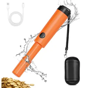 Metal Detector Pinpointer Rechargeable, 3Adjustable Sensitivity, IP68 Waterproof Handheld Pin Pointer Wand, High Sensitivity Detection, 630mAh Battery – Treasure Hunting Tool for Adults &