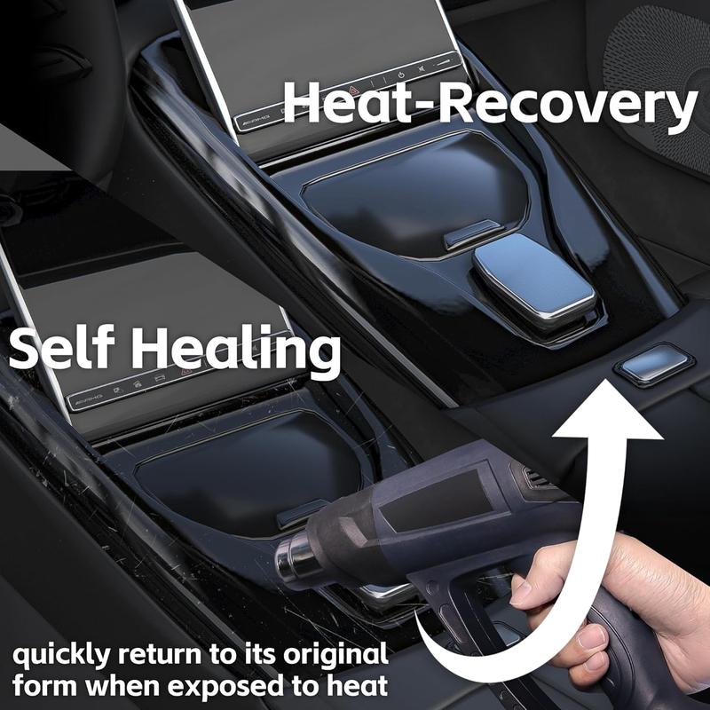 Gloss Vinyl Wrap 1ft x 5ft, Car Wrap Vinyl Roll Tool Kit with Bubble Free Air Release Technology, Automotive Blackout Film for Motos Cars Interior Exterior