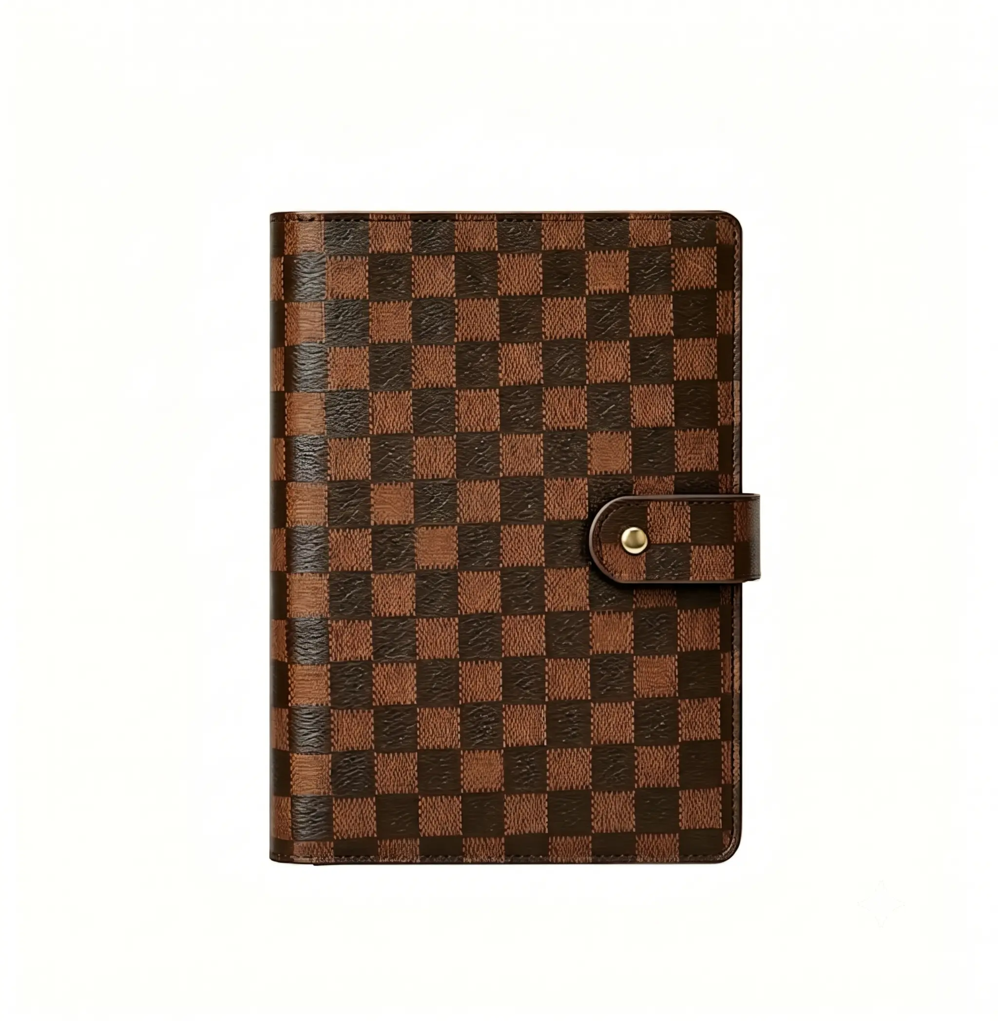 A5 PU Leather Notebook Journal, Lined Office Writing Notebook with Buckle Closure, Portable Daily Note Book for Meeting, Work, School and Business Notes