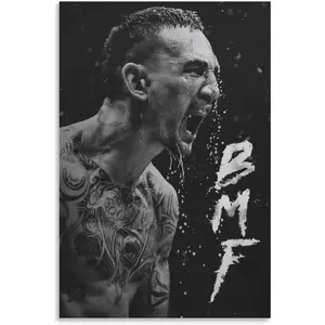 Max Holloway Canvas Poster Poster Cool Artworks Painting Wall Art Canvas Prints Hanging Picture Home Decor Posters