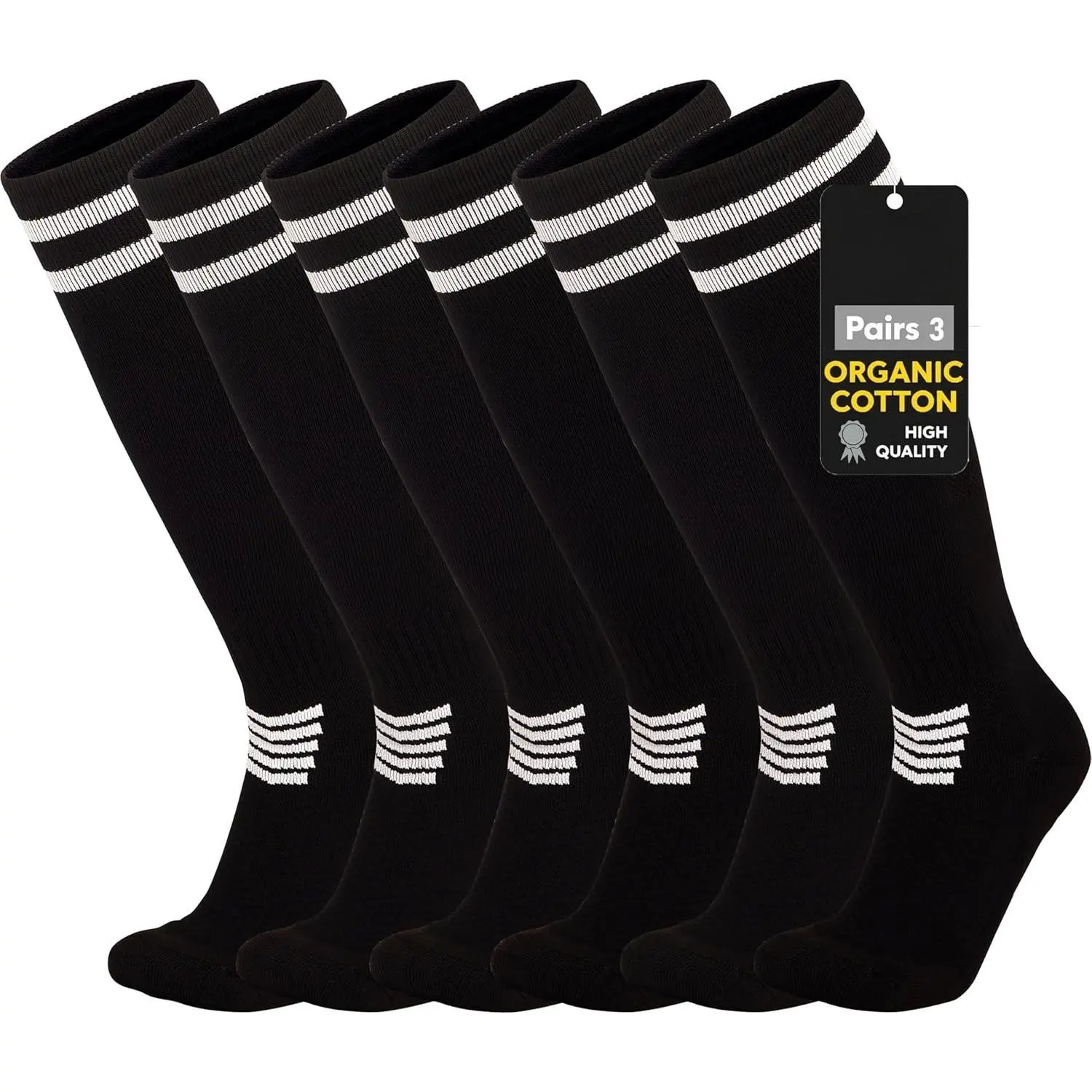KF5-SOC35  Kids Soccer Socks Cushion Cotton Comression Socks Baseball Sock For Youth Toddler Boys Girls Men Women Knee High Sock