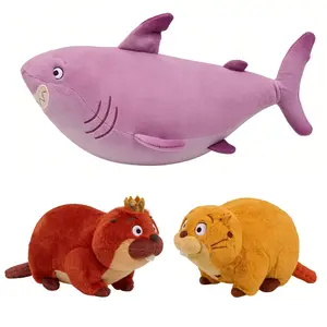 New Arrival Hoppers Plush Toy Cartoon Beaver Transformation Plan Stuffed Doll Soft Plushie Animation Peripheral Gift