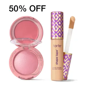 tarte baked & buttered duo - shape tape concealer & 2-in-1 cream & powder blush tarte baked & buttered duo - shape tape concealer & 2-in-1 cream & powder blush