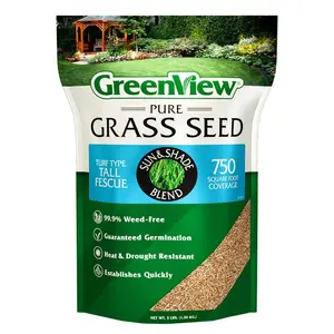 3 lbs. Pure Grass Turf Type Tall Fescue Sun and Shade Blend - Covers up to 750 sq. ft.