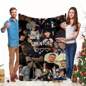 CHENFORD Sweet Moments Series Fleece Blanket - Soft and lightweight flannel, suitable for all seasons, perfect for use on beds, sofas, camping, travel, and home decor, and makes a perfect gift for friends.