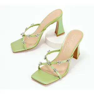 Coconuts by Matisse Embellished Heeled Sandals - Levi