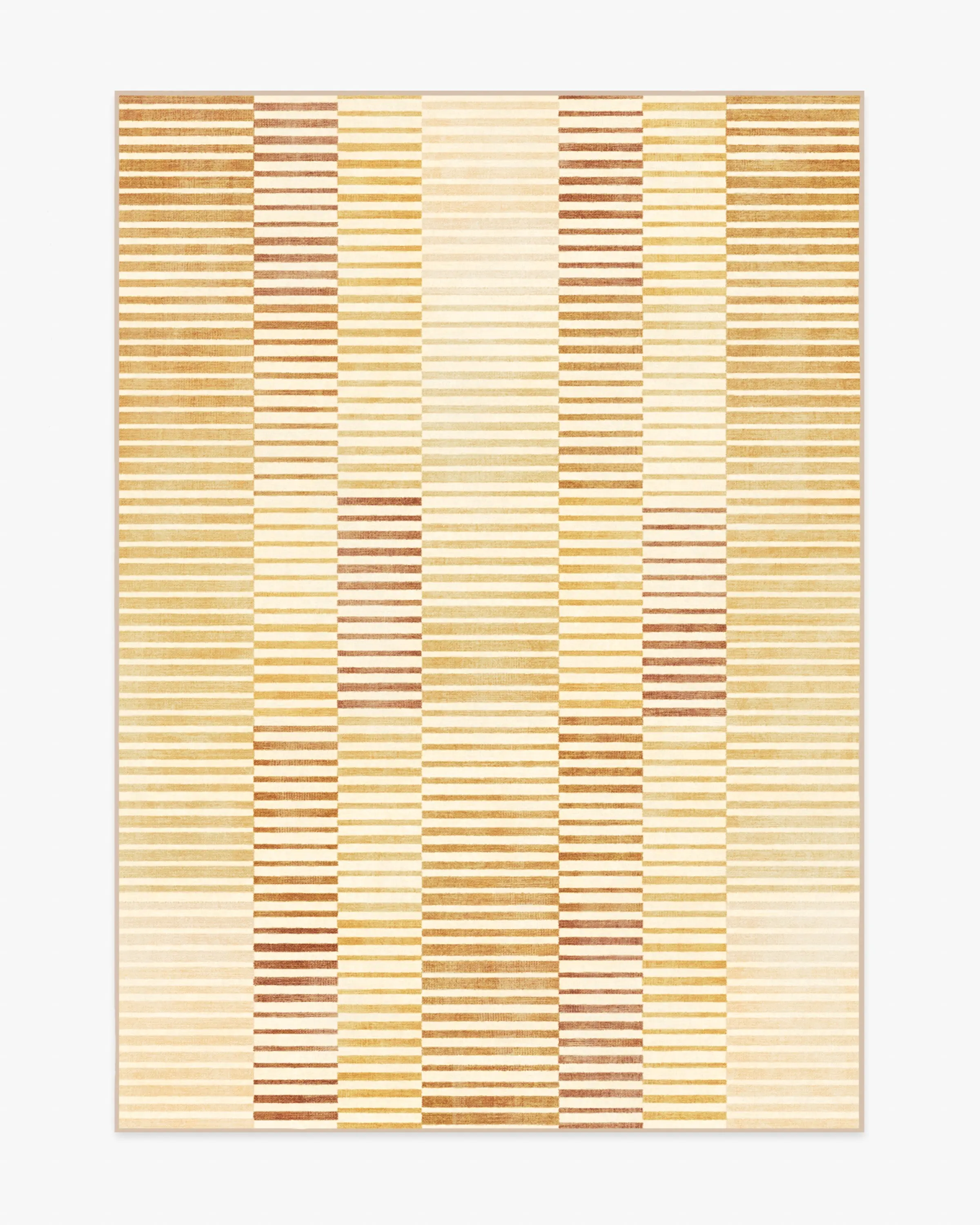 Shadow Stripe Gold Flatwoven Rug