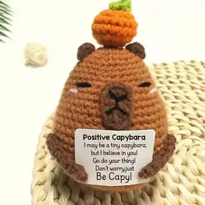 FuRise Handcrafted Crochet Animal Dolls – Unicorn, Raccoon, Goose, Owl, Capybara & More | Cute Yarn Plush Gift for Kids & Animal Lovers,cute crochet animal doll, unicorn yarn plush, raccoon crochet figure, handmade goose toy, kawaii owl plushie