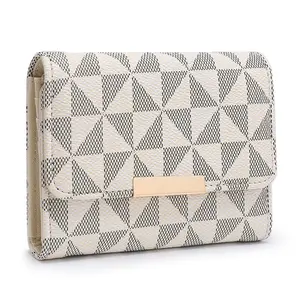 Fashion World Monogram Tri-fold Wallet