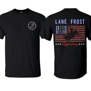 Lanefrost T-Shirt, Vintage Bull Rider Shirt, Retro Rodeo Cowboy Tee, Legendary LF Merch 2 sided TShirt, Gift For Him, Gift For Her,  Western Outfit, MADE IN USA