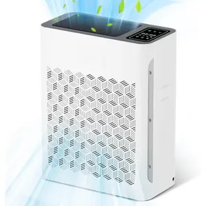 Air Purifiers for Home Large Room Up to 2000 Ft2 with PM 2.5 Display Air Quality Sensor,Auto Mode,Timer,HEPA Filter Pet Air Purifier for Bedroom,Filters ,Pollen,Pet Dander,White
