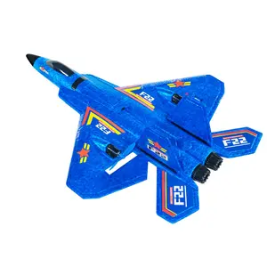 Children's remote control toy airplane F22 sea, land, and air remote control fighter jet remote control foam airplane