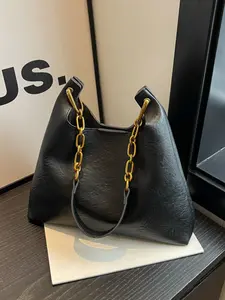 Elegant Zipper Closure Crossbody Shoulder Bag, Modern Simple Design, Large Capacity Commuter Fashion Accessory, All Seasons Women's Use, Casual Crossbody Bag, Casual Handbag Satchel