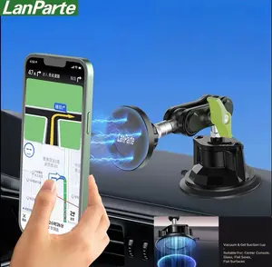 Lanparte epoxy resin suction cup, which can be attached to the vehicle's center console360° Rotation Adjustable Navigation Bracket Stronger Suction Windshield Car Mirror Phone Holder, phone holder for car car phone mount cars accessories