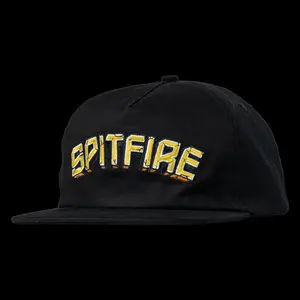 Spitfire "Heatwave" Adjustable Snapback Hat Unisex - Black