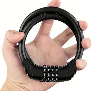 Combination Cable Lock – No Key Needed, for Securing Bikes and Outdoor Gea