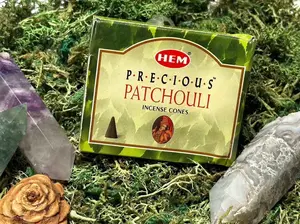 Precious Patchouli Incense Cones - Elegant Design for a Luxurious Fragrance Experience