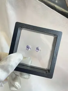 Purple Blossom Crystal Gems Luxury Press-On Nail Accessories