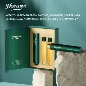 Hotluck Oral Spray 【Gift Box】 – Edible Breath Freshener, Eliminates Bad Breath, Long-Lasting Freshness, Mint Flavor, Refreshing and Invigorating, Keeps Your Mouth Fresh All Day