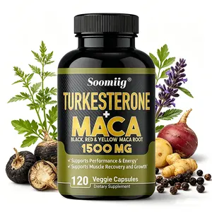 Soomiig Turkesterone & Maca Root 1500mg - Advanced Mood & Energy Support Complex
