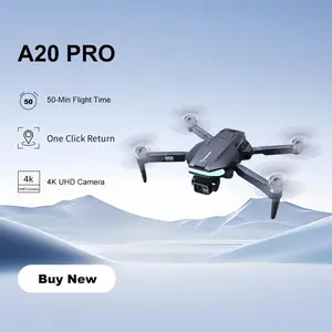 A20 PRO Four Axis Drone with 3-Axis Gimbal 4K EIS Camera 50 Minute Flight Time 5G FPV GPS Positioning Return Flight Wifi Rc Quadcopter Photography Kit