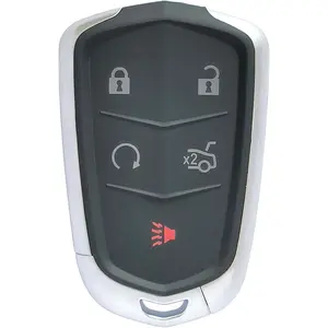 Replacement Key Fob Cover Case fit for Cadillac ATS ATS-v CTS CT6 XTS XT5 XT4 XT6 SRX 2014 2015 2016 2017 2018 2019 2020 2021 Keyless Entry Remote Control Key Fob Shell