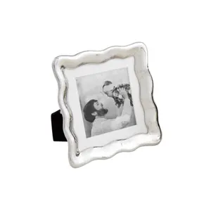 Square Wavy Metal Mini Frame