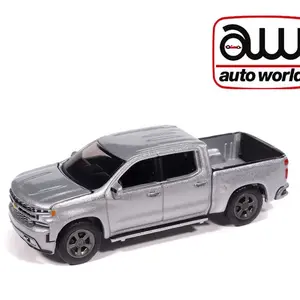 Auto World 1:64 2026 Premium Release 1B – 2019 Chevrolet Silverado High Country – Silver