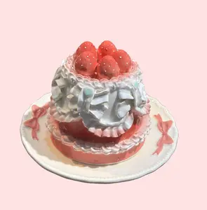 Strawberry Core Ceramic Mug and saucer Cup Washable Drink Drinkware Tea Tumbler Coffee