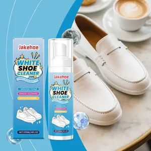 Gentle Whitening Shoe Cleaner 120ML, Easy-To-Use Cleaner for Removing Stains, Protects Shoe Surfaces with Care