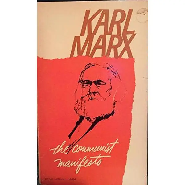 Used Softcover Book - The Communist Manifesto by Karl Marx, 1965 Edition, English Text, Good State, Regnery Co.
