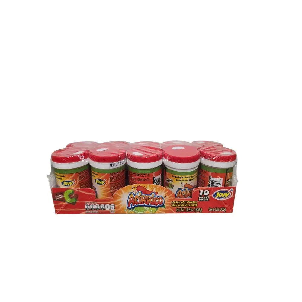 Jovy Acirrico Sour & Hot Chili Powder – 10 Pieces – 11.6 oz