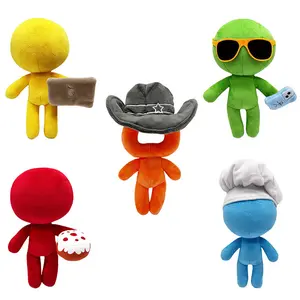 New Animator vs Animation Plush Toy Cute Stick Figure Soft Stuffed Doll Cartoon Game Peripheral Plushies Home Decor Kids Birthday Gifts
