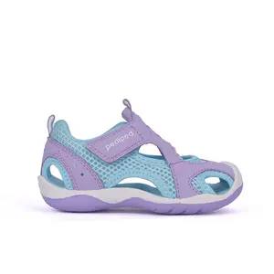 Pediped Kai / Kiki Flex Purple Water Shoes - Light Breathable Grippy Soles for Healthy Foot Development Approved by APMA