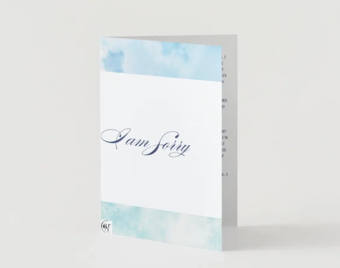 Apology card For your Bestfriend (Boy)