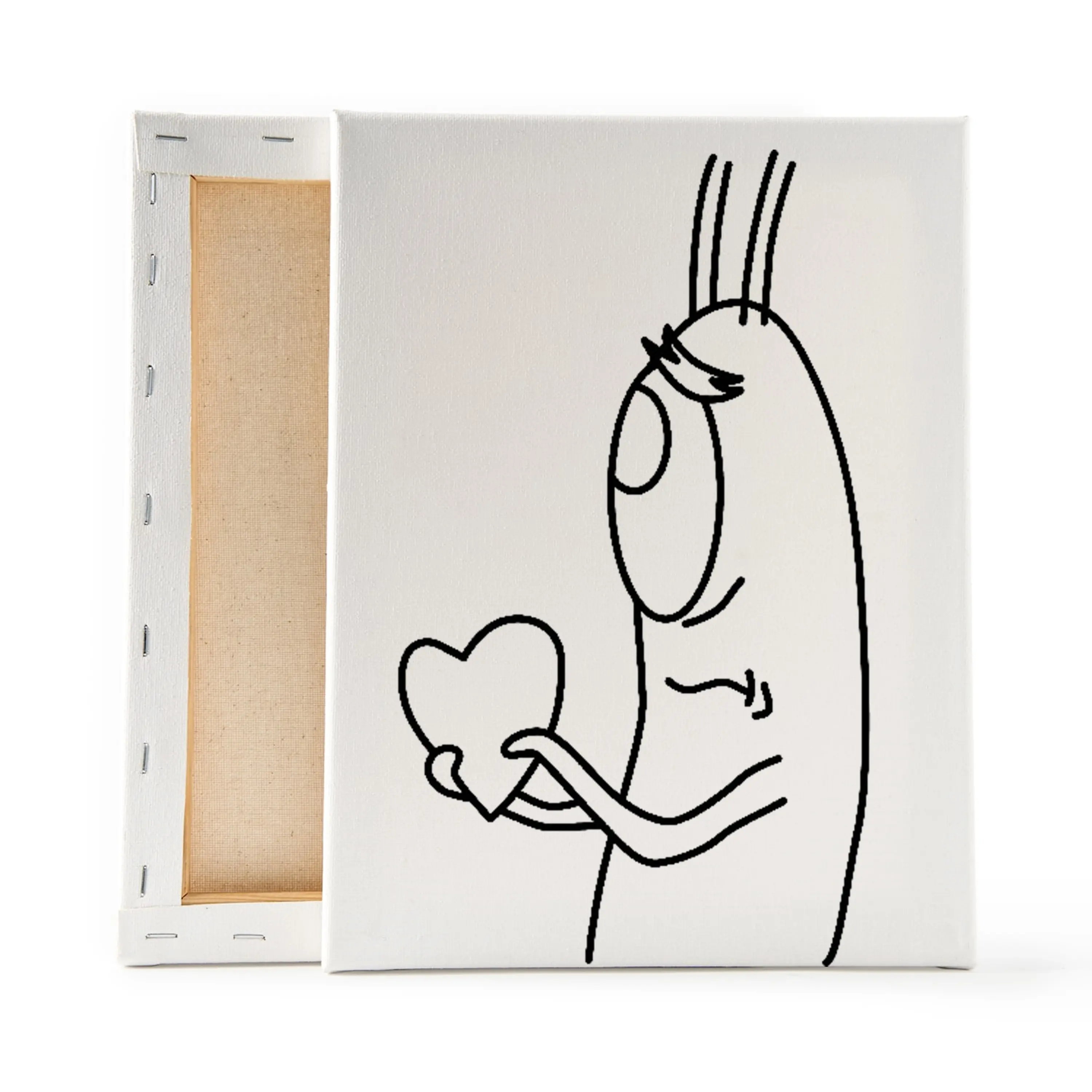 Sad Plankton Inspired Pre-Sketched Canvas Sad Plankton Inspired Pre-Sketched Canvas