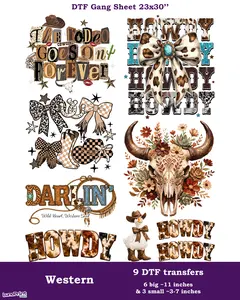 Western DTF Gang Sheet