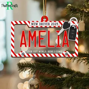 [XMAS GIFT] Personalized Gingerbread Family Ornament 2025, Custom Christmas Ornament with Pets, Family Holiday Gift