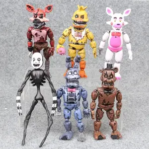 6pcs/set Five Nights at Freddy's High Quality Building Figure Toys 10cm