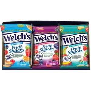 Welch's Fruit Snacks Variety Pack 20-count 2.25 oz Gluten Free Real Fruit Snacks for Kids