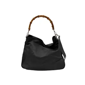 Pre-owned GUCCI Nylon Shoulder Bags Bamboo Shoulder Bag (2260000648062)