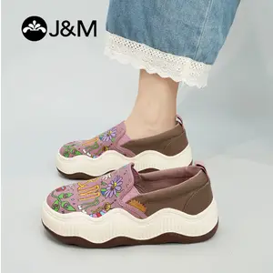 JOY&Mario-Lightweight Hiking Wide-Fit Footwear Comfortable for Wide Foot Pads  Suitable for Everyday Wear  Lightweight Breathable Comfortable Footwear for Women & Girls Loafers