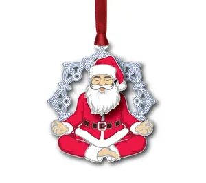 Beacon Designs Namaste Santa Ornament