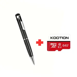 Business Office Voice Recorder Pen, Pen Shape Professional HD Noise Reduction, Small Portable Carry-on Long Standby High Capacity, Can Support External Memory