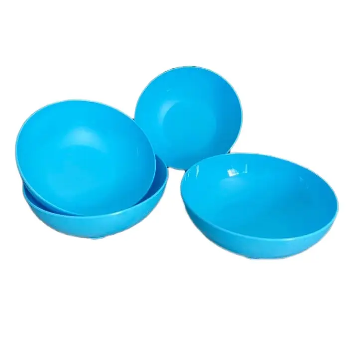 Floresta 4-Piece Modern Round Dinner Plate Set, Blue Tableware Set, Dishwasher-Safe Dinnerware for Kitchen Use, Dinnerware Sets