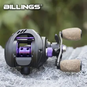 BILLINGS VN Series Baitcasting reel,18LBS Max Drag,Aluminum 6.5:1 Gear Ratio,For Saltwater&freshwater Fishing