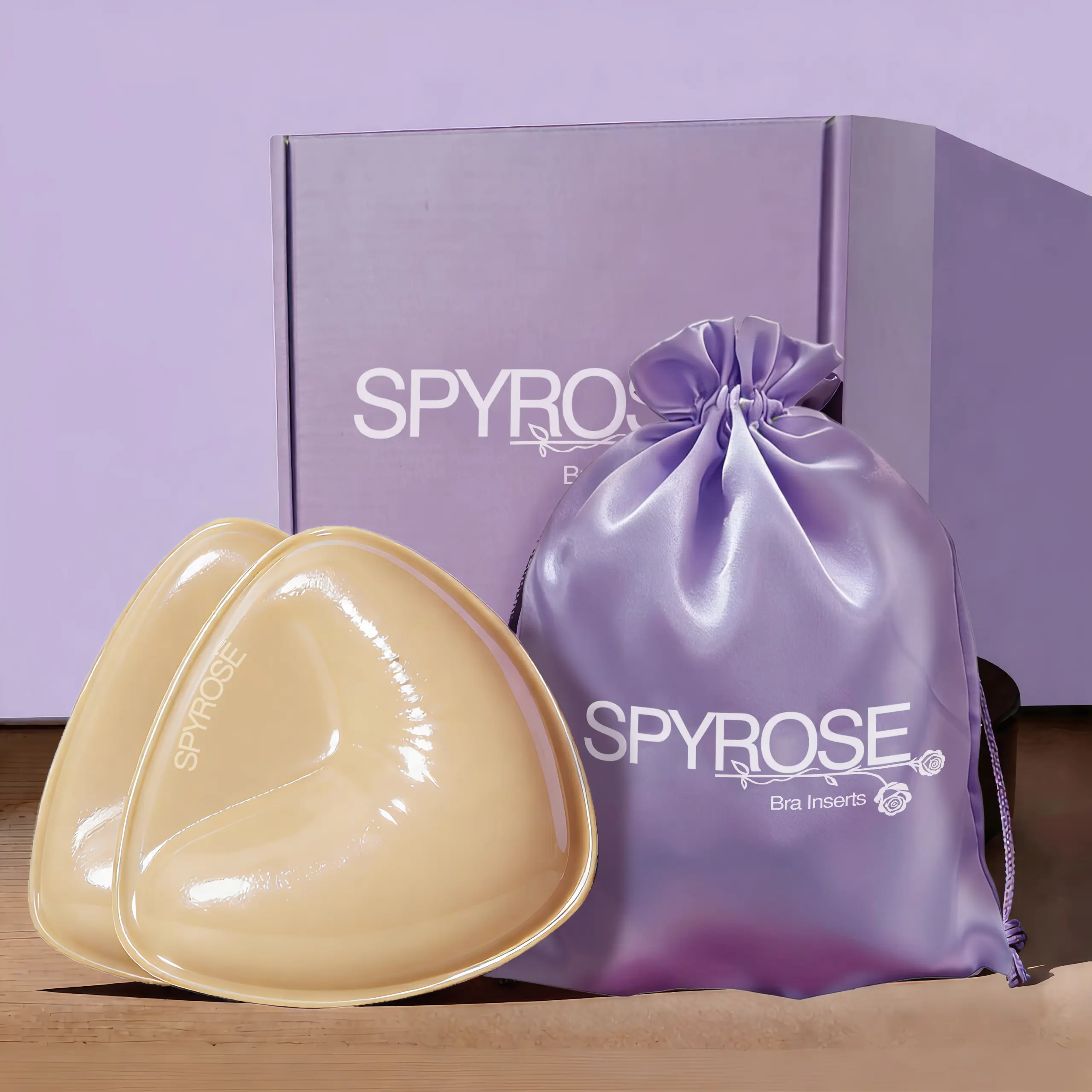 SPYROSE Push-Up Adhesive Pads, Double-Sided Extra Lift Inserts, Patented Sticky Fashion Bra Inserts, Instantly Add 2 Cup Sizes, Waterproof And Sweatproof, Hand Washable & Reusable, Suitable For Bikinis, Swimwear, Sports And Strapless Brassticy  bra