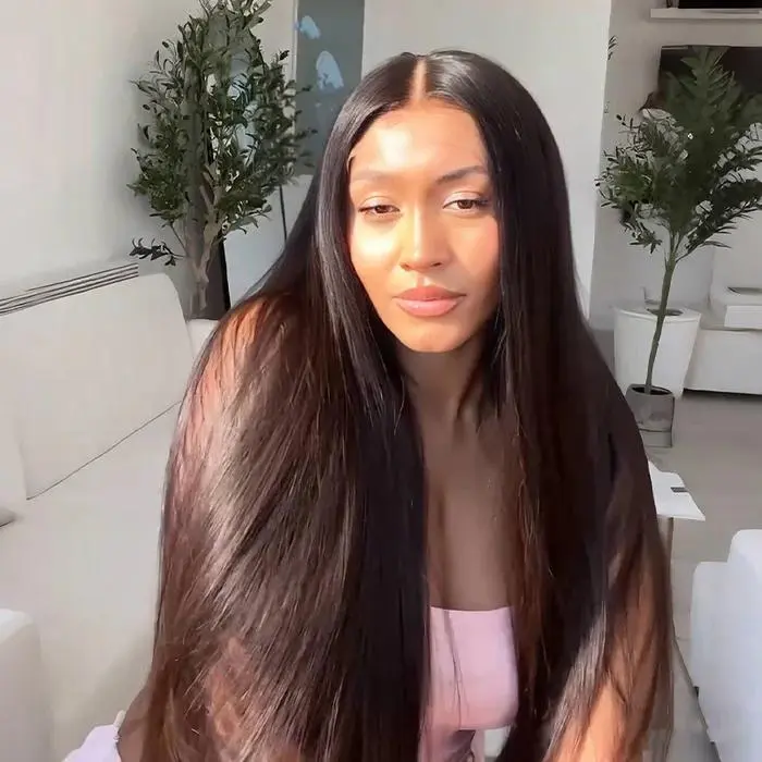 Grade 12A Indian Straight 100% Human Hair 3 Bundles Set - Natural Color Deep Brown to Black Unprocessed Hair for Full Head Styling